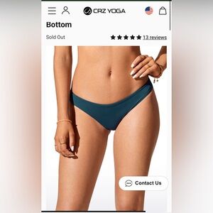CRZ YOGA Bikini bottoms Sz M